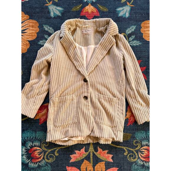 Free People We The Free Everly Oversized Corduroy Blazer Size Small - Picture 2 of 8